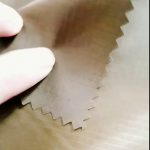 70D ripstop กันน้ำไนลอนผ้าแพรแข็งผ้าเสื้อกันฝนกลางแจ้ง