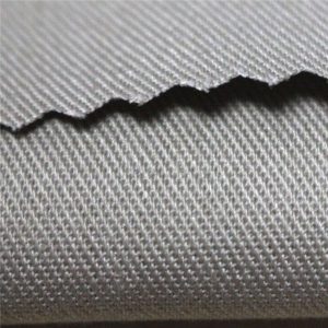 ผ้าฝ้าย 350gsm ทนสารซาตินผ้า workwear วัสดุ EN11612 FR ผ้าสำหรับ coverall